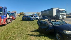 Engavetamento na Via Dutra em Taubaté deixa cinco feridos, três em estado grave