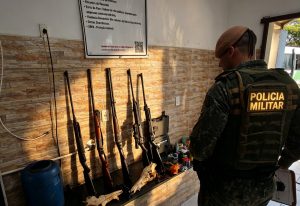 Morador de Aparecida é autuado por maus-tratos a aves e posse irregular de arma