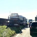 Acidente envolvendo seis veículos foi registrado no km 140,5 da Via Dutra