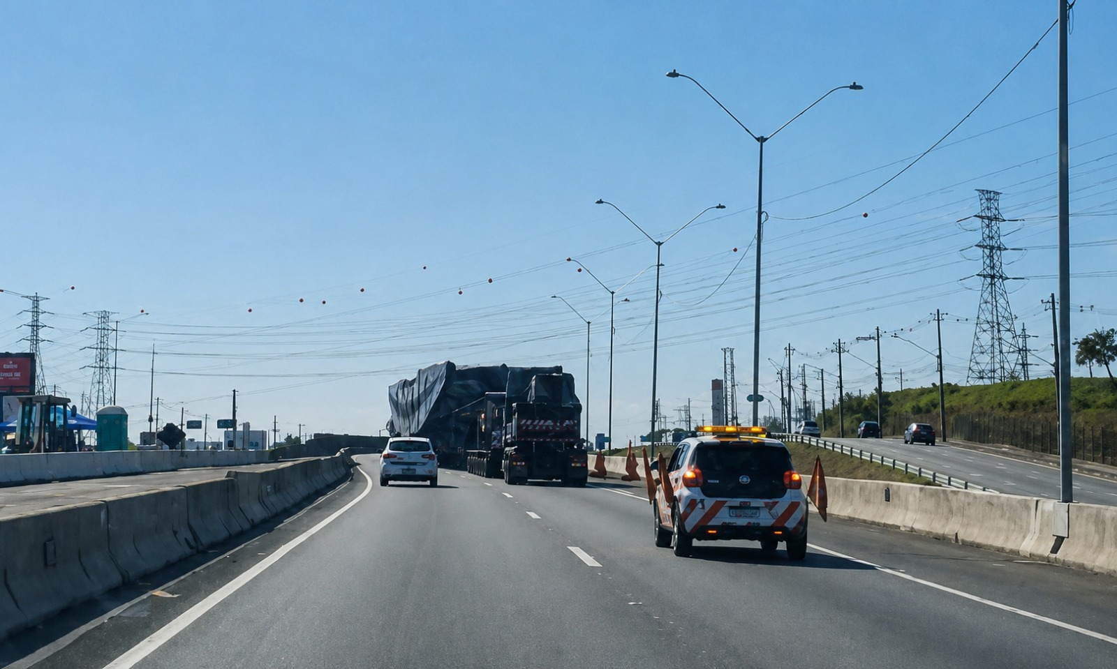 Carga de 645 toneladas na Via Dutra retoma viagem