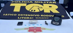 Motorista é preso com pasta base de cocaína avaliada em R$ 120 mil