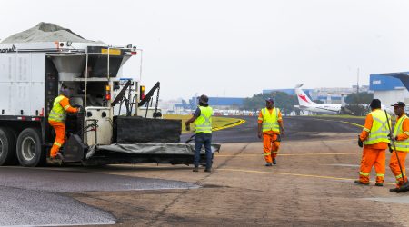 Aeroporto de São José recebe investimento de R$ 5 milhões para melhorar pistas de taxiway