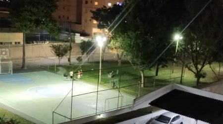 Aquarius Life Barulho na quadra da praça Valdir Leonel Fiebig volta a tirar o sossego dos vizinhos