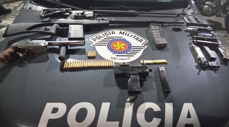 BAEP prende armas de guerra em Taubaté
