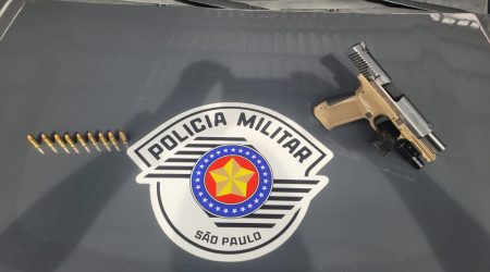 BAEP prende homem com pistola de mira a laser em São José dos Campos