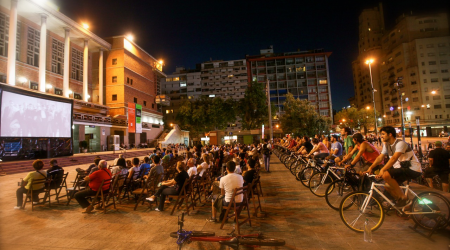 BikeCine em Caçapava une cinema gratuito, esporte e sustentabilidade