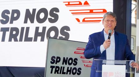Contemplando SJC, Tarcísio apresenta programa SP Nos Trilhos