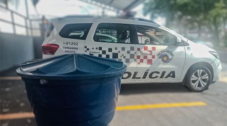 Criminosos são detidos ao tentar furtar caixa d'água no centro de São José dos Campos