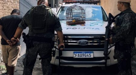 Denúncia de ave em cativeiro leva à prisão de procurado por duplo homicídio em Potim