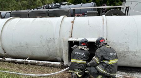 Dom Pedro é liberada após acidente com caminhão de etanol
