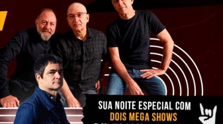 Duas lendas do Rock Brasileiro tocam na mesma noite em São José dos Campos