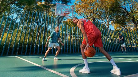 Área de esportes no Parque UNA São José