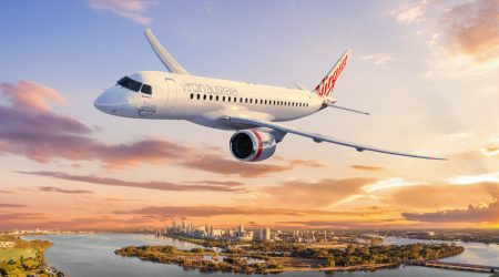 Virgin Australia encomenda 8 jatos E190-E2 da Embraer para renovar frota