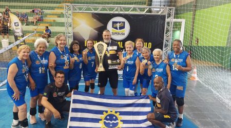 Equipe 75+ feminino é campeã estadual de vôlei adaptado!