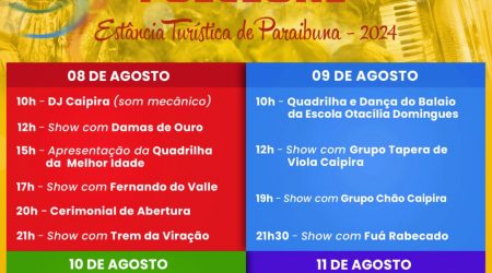 Tradicional Festa do Folclore de Paraibuna é atração neste final de semana