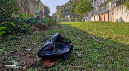 Gambá amarrado em saco de lixo é resgatado no Jardim Esplanada