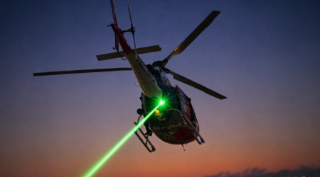 Homem é preso após atingir Águia da PM com laser em São José dos Campos