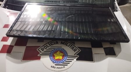 Homem é preso após furtar TV de bar na Vila Adyana