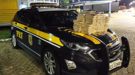 Homem é preso com 103 quilos de pasta base de cocaína na Dutra