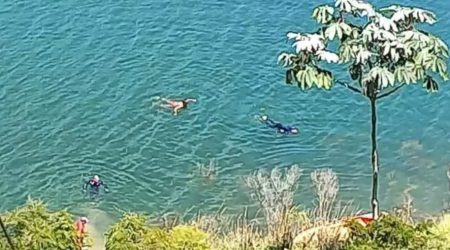 Homem morre após carro cair na represa em Natividade da Serra