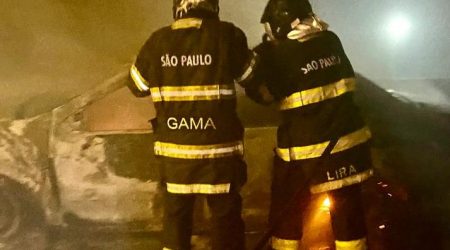 Incêndio em túnel interdita Tamoios por horas