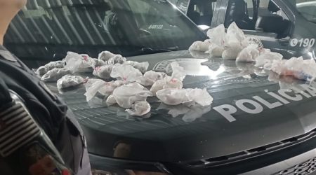 Indivíduo é preso com mais de 1,3 mil porções de drogas na Vila Guarani