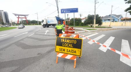 Interdições em vias importantes da região oeste neste domingo em São José