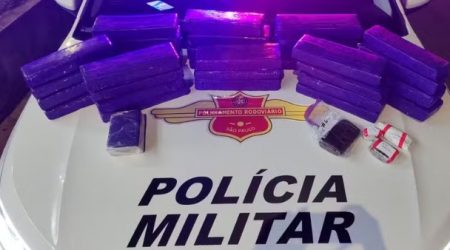 Jovem é preso com 30 kg de drogas na rodovia Carvalho Pinto, em São José dos Campos