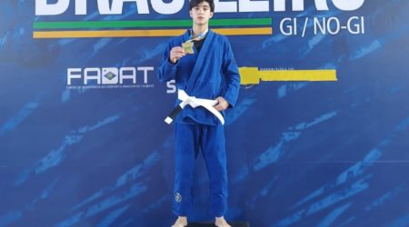 Jovem promessa do Jiu-Jitsu, Kalebe K. Zanqui é campeão da 3ª etapa do Brasileiro da FEVAPLAN
