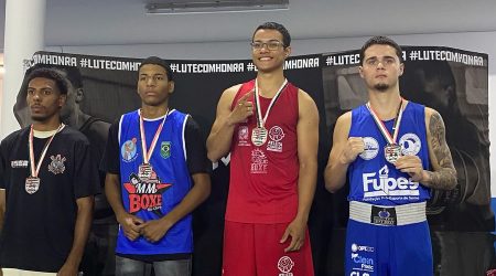Luís Vitalino é tetracampeão paulista de boxe na categoria até 65kg!