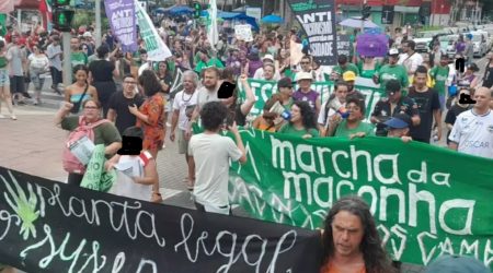 Marcha da Maconha reúne cerca de 250 pessoas, segundo organização