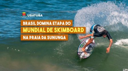 Mundial de Skimboard na Praia da Sununga dominado por brasileiros
