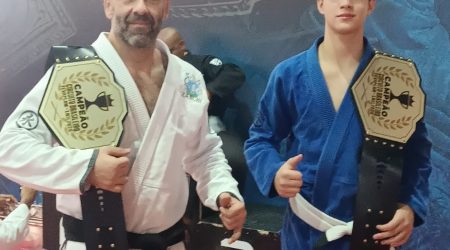 Pai e filho campeões mostram força e união no jiu-jítsu!