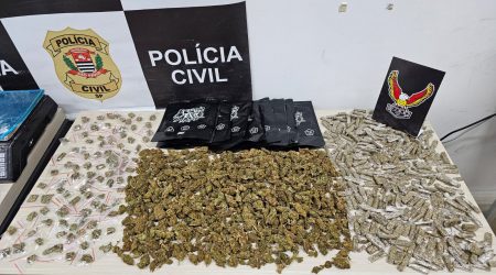 Operação da Civil prende quatro e apreende 26 kg de drogas