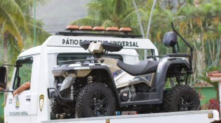 Operação integrada coíbe ação de quadriciclos na Praia de Maresias, em São Sebastião