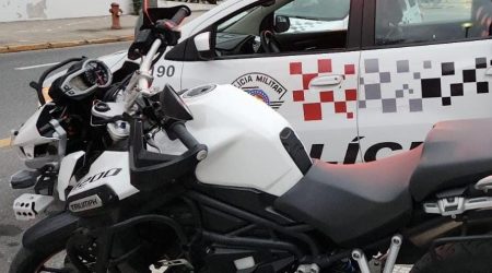 PM prende em flagrante homem durante tentativa de roubo de moto no centro de Jacareí