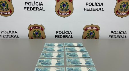 Polícia Federal detém indivíduo com notas falsas em São José dos Campos