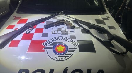 Polícia Militar apreende três armas após briga entre cunhadas em São José