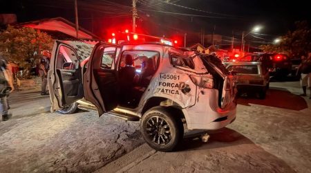 Policial da PM morre após viatura capotar durante perseguição em Taubaté