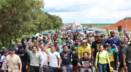 Praça Afonso Pena, Caminhada da Liberdade, Nikolas Ferreira, ato simultâneo