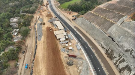 Nova Serra das Araras atinge 43% de avanço nas obras