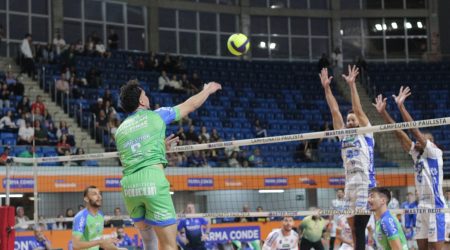 Sai, zica. Vôlei São José atropela o Santo André e vence a 1ª no Paulista!