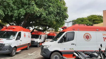 São José dos Campos recebe quatro novas ambulâncias para reforçar o SAMU 192