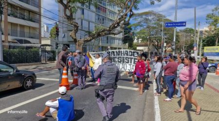 Sem água há três dias, moradores do Banhado fazem protesto!