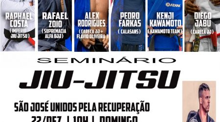 Seminário Solidário de Jiu-Jitsu une forças pela recuperação de Flávio Silva!