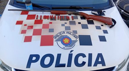 Vítima de violência denuncia espingarda e homem é preso pela PM!