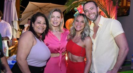 Sandra Mello, Sheila Mello, Michelle Gutierrez e Aloísio Vargas