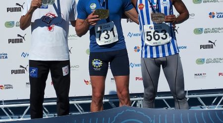 Joseense conquista três ouros na Taça Brasil Master de Atletismo