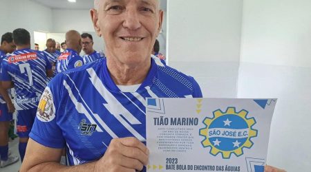 Tião Marino, ídolo do São José, é internado após mal súbito