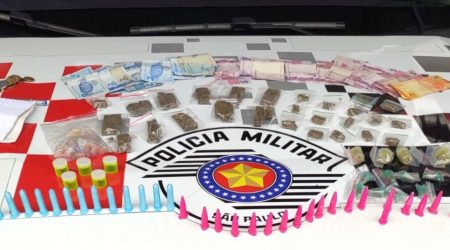 Criminoso tenta fugir, mas é preso por tráfico de drogas no bairro Alto da Ponte em São José dos Campos